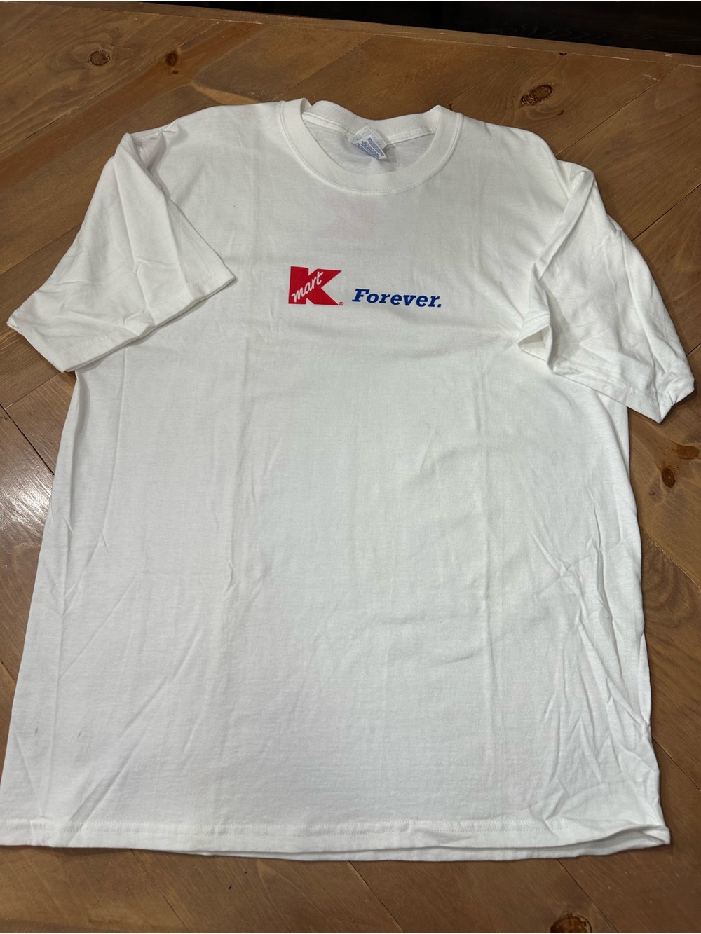 VTG 90s Y2K K Mart Forever Store
Promo Logo White T-Shirt XL